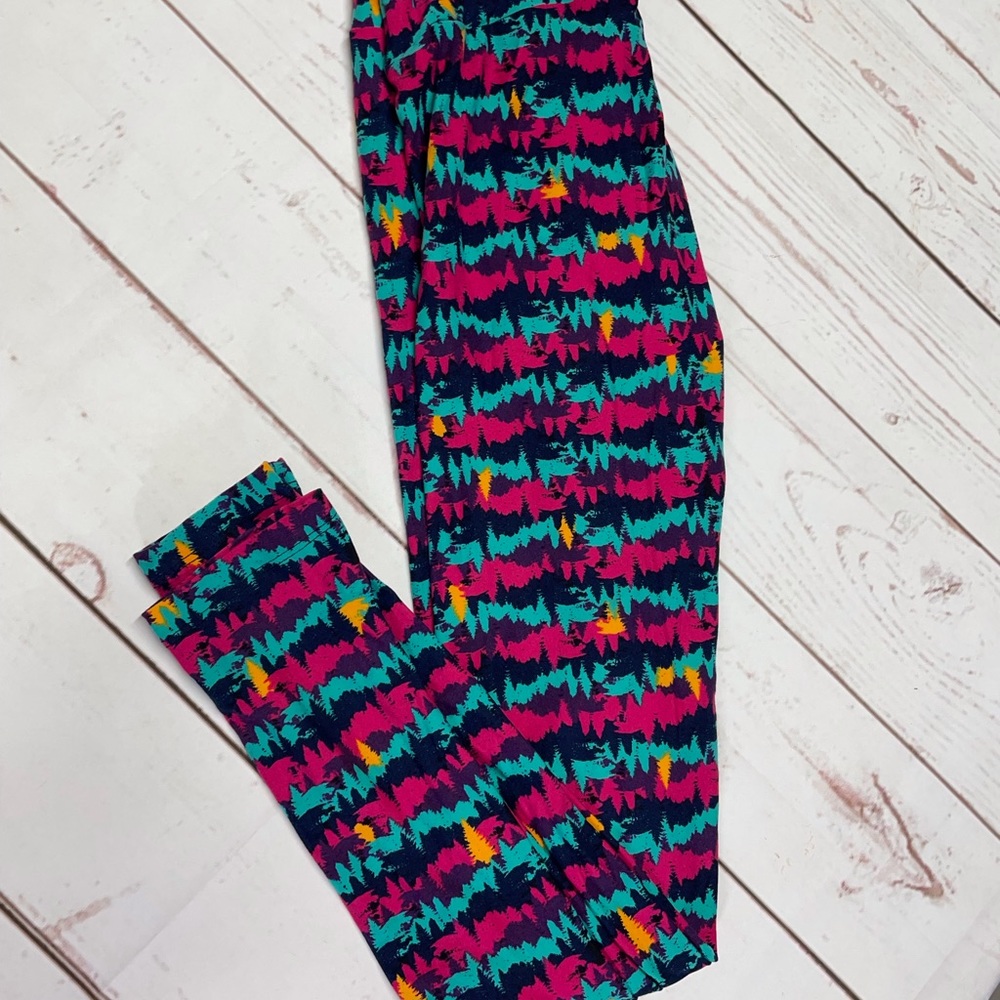 LuLaRoe OS Print Leggings New!  Never worn!